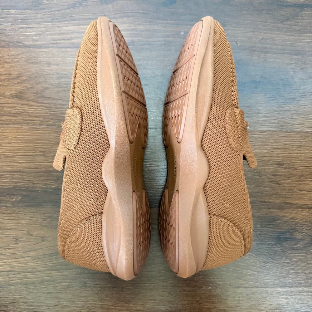 VIVAIA Ivana Walker Pro Hybrid Penny Loafers Caramel Brown Sz 39.5 (US 8.5) NWOB - Picture 5 of 8